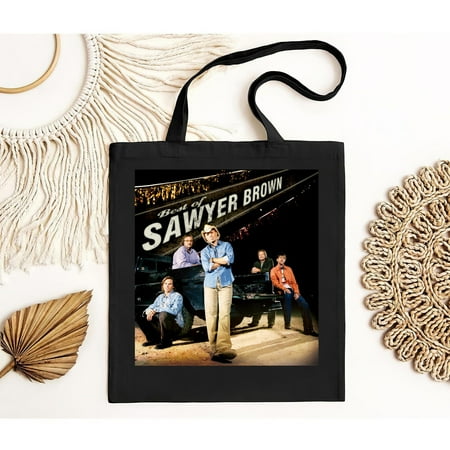 vintage New Popular Sawyer Brown album Bag Country Music Men All Tote Bag 2T293-TH13322