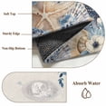 thumbnail image 6 of Blue Starfish Coastal Area Rugs 4'x6', Washable Small Throw Rugs for Office Bathroom, Eucalyptus Summer Nautical Shell Rustic Indoor Outdoor Rug Non-Slip Low Pile Carpet Runner Reversible Floor Mats, 6 of 8