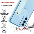 thumbnail image 2 of Compatible with Samsung Galaxy S20 FE 6.5" Luxury Case for Women Girls,Soft Silicone Plating Bumper Wristband Holder Case Slim Anti-Scratch Shockproof Love Heart Cute Case(Sky Blue), 2 of 8