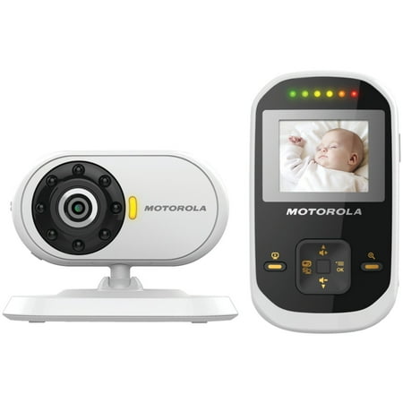 Motorola MBP18 Digital Wireless Video Baby Monitor with 1.8-Inch Color LCD Screen, 2.4 GHz FHSS, and Infrared Night Vision (Discontinued by Manufacturer)