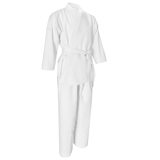 Uniforme Unisex para adultos para traje, ropa de poliéster, Color blanco para XS Cola Uniforme de Taekwondo