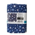 thumbnail image 3 of (3 pack) Mainstays 44" x 1 yard 100% Cotton Star Print Sewing & Craft Fabric, Blue and White, 3 of 5