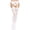 White, variant on Micro Net Butterfly Backseam Thigh High - One Size - Black