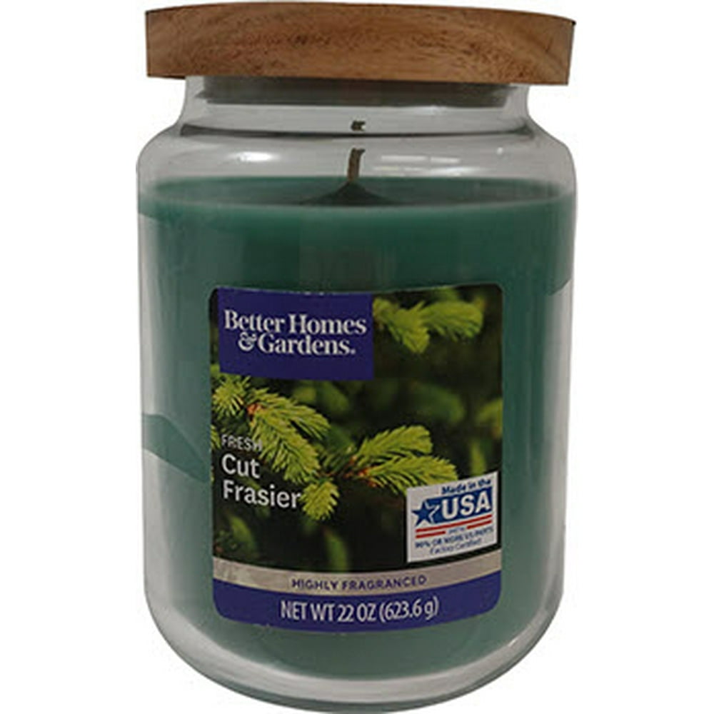 Better Homes & Gardens 22 oz Fresh Cut Frasier SingleWick Candle