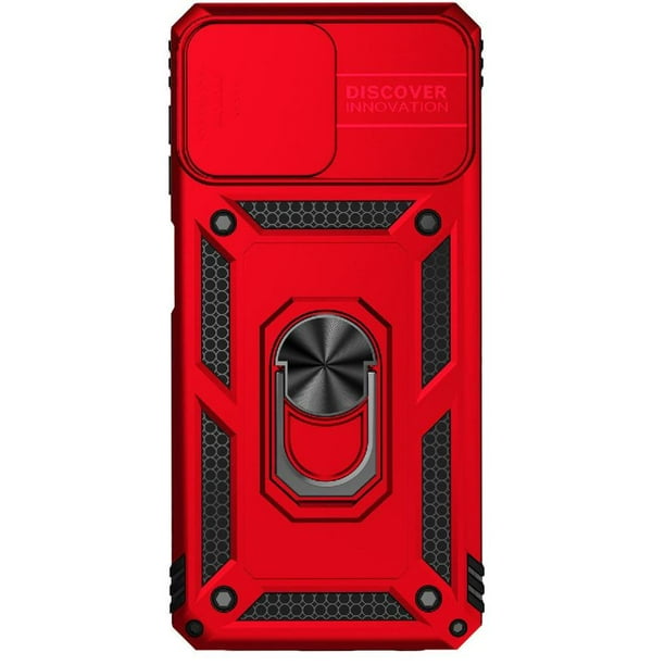 Estuche GANGXUN para Samsung Galaxy A22 4G, soporte giratorio 360°, estilo mecánico y magnético