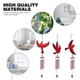 thumbnail image 2 of FELTECHELECTR Courtyard Wind Chime Chic Style 3Pack Iron Red, 2 of 8