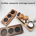 thumbnail image 6 of Tampon Tamper Holder Wooden Coffee Tamper Holder Durable Convenient Coffee Powder Dispenser Storage Tray Organizer for Home Bar, 6 of 8
