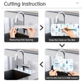 thumbnail image 5 of Yayeee Faucet Mat for Kitchen Sink 14.7" Diatomite Long Splash Guard Pad, Blue Simple Cartoon Snowmen, 5 of 7