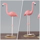 thumbnail image 2 of Adorno de flamenco lindo flamingo resina flamingo figurine decoración del hogar adorno de boda, 2 of 4