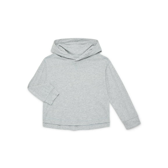 Wonder Nation Boys Slub Hoodie with Long Sleeves, Sizes 4-18