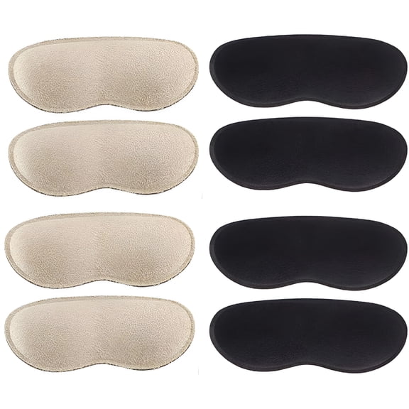 TELOLY 4 Pairs Heel Grips for Men and Women,Heel Pads for Shoes Too Big,Self-Adhesive Heel Cushion Inserts for Loose Shoes - Heel Pain Relief Bunion Callus Blisters