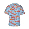 thumbnail image 3 of Haiem Flamingo Printed Hawaiian Shirt for Men - Men’s Casual Beach Summer Shirts - Stretch Fabric with Modern Fit-XX-Large, 3 of 9