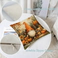 thumbnail image 3 of Fall Throw Pillow Covers 20x20 Set of 4 Thanksgiving Pumpkin Pillow Covers Plaid Orange Autumn Gnomes Pillow Case Sunflower Cushion Covers Outdoor Sofa Couch Home Halloween Decorations 20 Inch, 3 of 6