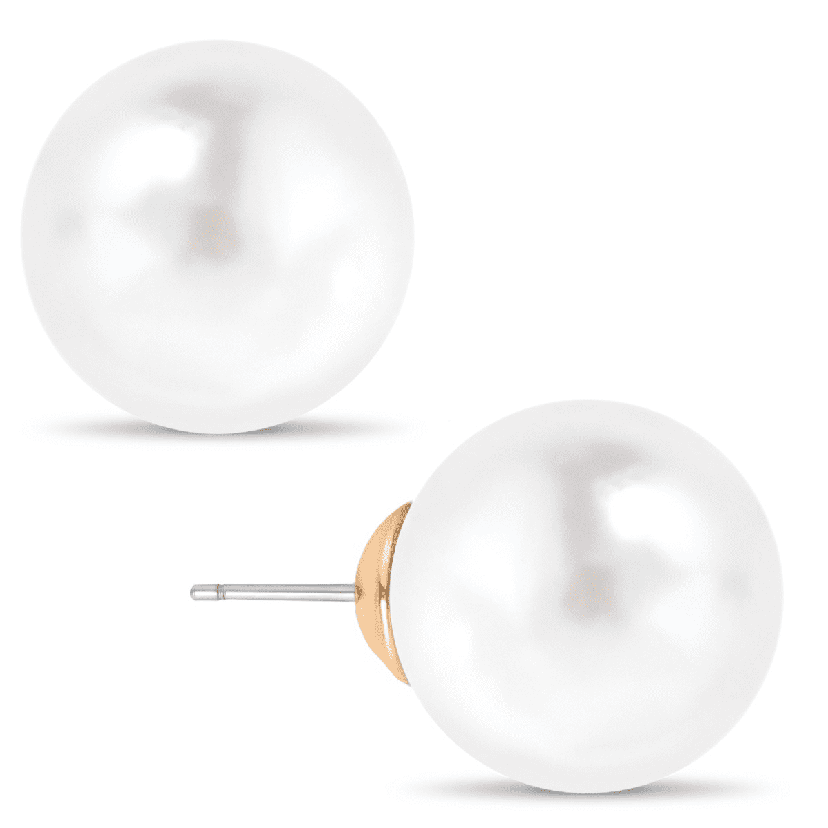 Tiffany Signature™ Pearls earrings in 18k white gold with pearls