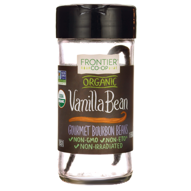 Frontier Natural Products Organic Vanilla Bean Whole 1 Bean