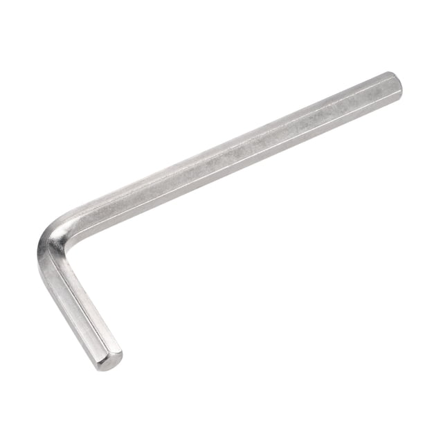 Unique Bargains 1/4' Hex Key Wrench, L Shaped Long Arm CR-V Repairing Tool