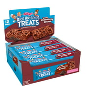 Kellogg's Rice Krispies Treats Marshmallow Snack Bars, Kids Snacks, Double Chocolatey Chunk, 12 Ct, 36 Oz, Box