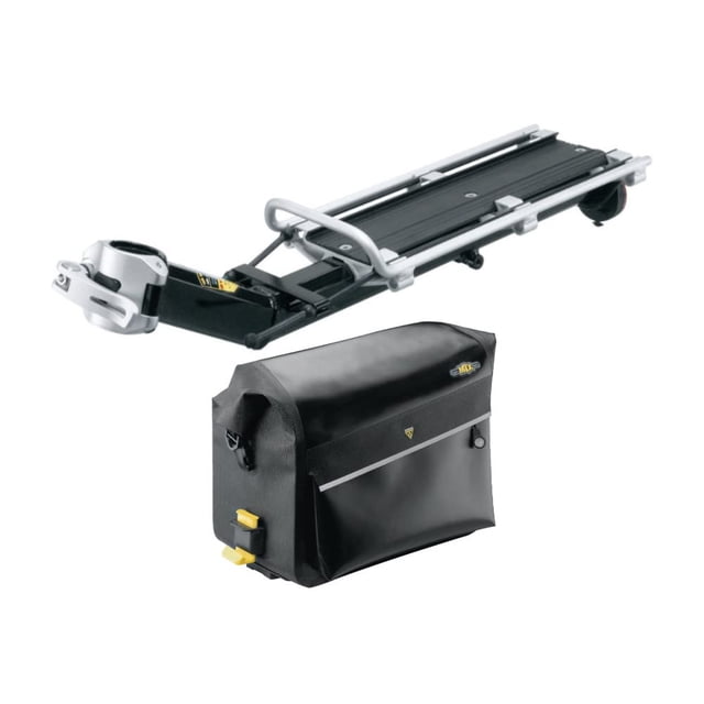 Portabicicletas Topeak Beamrack tipo V (grande) con bolsa impermeable MTX