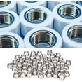 thumbnail image 2 of ZOUSSIQI 50Pcs Helical Threaded Inserts M10x1.25 Spiral Circle Repair Insert Reducer Nut Stainless Steel Threaded Expand Socket Set(M10x1.25x1D) CA919-47340, 2 of 9