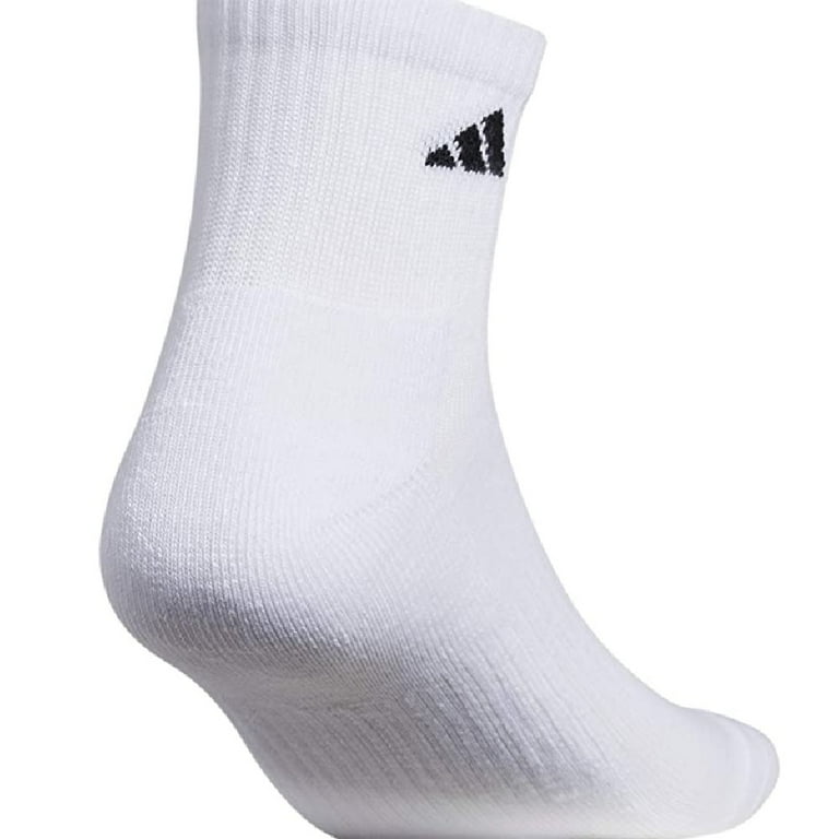 Adidas Mens Extended Size Cushioned Quarter Socks