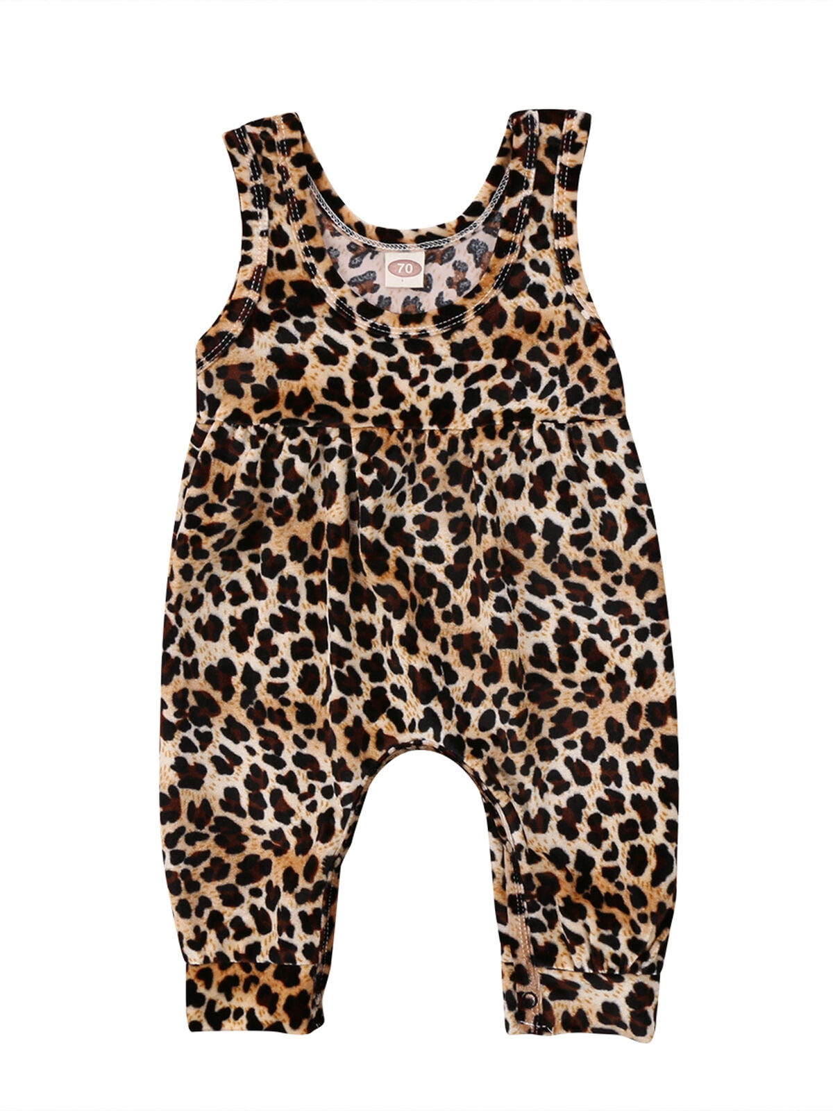 leopard print romper baby