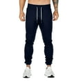 thumbnail image 1 of Pantalones deportivos ajustados para hombre: pantalones de entrenamiento con bolsillos con cremallera, cintura elástica y diseño cónico, 1 of 7