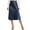 Navy Blue, variant on Weardear Womens Solid Silky Satin Skirts Casual Elastic High Waist Midi Party Skirts