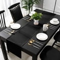 thumbnail image 3 of Black Table Runner 36 Inches Long, Solid Color Farmhouse Black Kitchen Coffee Dining Table Decoration for Home Party Birthday Wedding Home Decor 13x36 Inches, 3 of 8