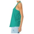thumbnail image 3 of Yellow Rooster Women's Jersey Racerback Female Tank Teal Small, 3 of 6