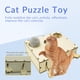 thumbnail image 2 of Juguetes para gatos, Whack A Mole, caja de madera maciza, juguetes interactivos para gatos de interior, gatito, perro, cachorro, rompecabezas para mascotas, juego divertido para atrapar rato, 2 of 5