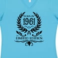 thumbnail image 4 of Inktastic Born in 1961 Limited Edition Women's V-Neck T-Shirt, 4 of 5