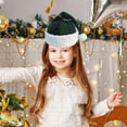 thumbnail image 6 of SLYNSHome Green Christmas Santa Hats Holiday Decorations,Non-Woven Fabric Santa Hat Christmas Gifts Xmas Accessories Party Supplies, 6 of 7