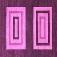 thumbnail image 1 of Ahgly Company Indoor Square Abstract Purple Modern Area Rugs, 6' Square, 1 of 4
