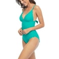 thumbnail image 3 of Anferry Women's Scalloped One-Piece Swimsuit Monokini Swimwear, 3 of 6