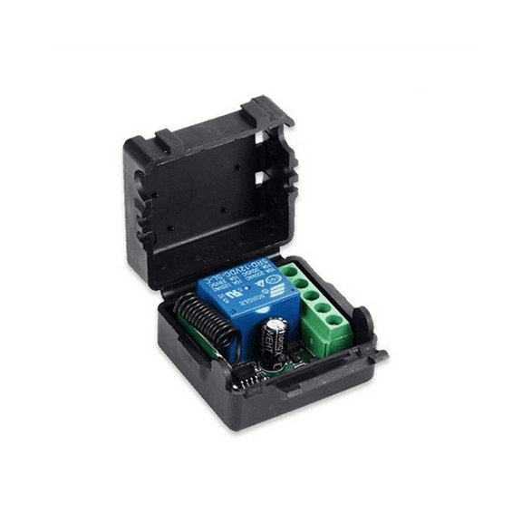 Universal Wireless Receiver Switch DC 12V 1CH Relay Receiver Module for Remote Controls,Receiver Only