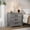 Gray, variant on IFMUST Farmhouse 3 Drawers Nightstand with Charging Station, Rustic Wood Nightstand with Drawers for Bedroom, Living Room, Brown