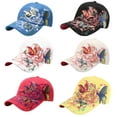 thumbnail image 3 of Coofit Women Baseball Cap Adjustable Embroidery Butterfly Snapback Hat Outdoor Sun Hat, 3 of 6