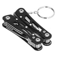 thumbnail image 1 of Alicates plegables multifuncionales Mini herramienta multiusos Llavero Herramienta EDC Manual Hardware Negro, 1 of 15