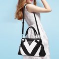 thumbnail image 4 of Bolso de hombro femenino de gran capacidad de pu, bolso de viaje para trabajar, bolso de mensajero simple, 4 of 5