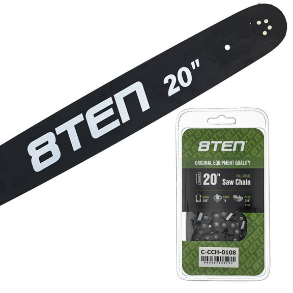 8TEN 20" Chainsaw Bar & Chain .058 13/40 78DL for Husqvarna Poulan MK1010294
