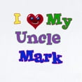 thumbnail image 2 of CafePress - I LOVE MY UNCLE MARK Infant Bodysuit - Baby Light Bodysuit, Size Newborn - 24 Months, 2 of 4