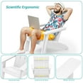 thumbnail image 5 of ACEGOSES Adirondack Chair Outdoor Patio Furniture for Lawn and Backyard,White/2 Pcs, 5 of 9