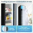 thumbnail image 3 of Commercial Merchandiser Refrigerator, One Glass Door, 6 cu.ft, Upright Display Beverage Cooler, 3 of 7