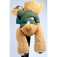 thumbnail image 2 of United States Army Big Plush Giant Teddy Bear Five Feet Tall Honey Brown Color Wears Tshirt that says SOMEONE IN THE ARMY LOVES YOU, 2 of 6