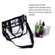 thumbnail image 2 of Guardurnaity Bolsa de playa transparente para aguas termales, acceso suave con cremallera, bolsa de almacenamiento de artículos de tocador, bolsa Bolsas de mensajero y de hombro, 2 of 6