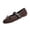 Brown, variant on Willtoo Mary Jane Shoes Ballet Flats for Women Rounde Toe Slip on Bow Bowknot Ballerina Flat Comfortable Dressy Maryjane Shoes Women's Flats with Adjustable Strap