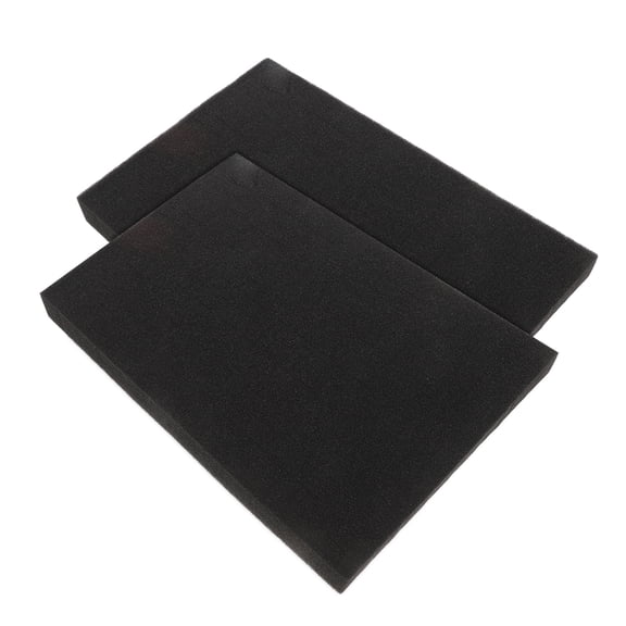 Homoyoyo 2-Pack Hydroponic Sponges Rectangular 0.4x7.9x0.9in for Soilless Plant Cultivation and Water Retention