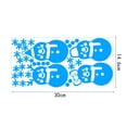 thumbnail image 4 of Calcomanías de pared Cateissary Navidad muñeco de nieve PVC 30x14,6 cm, 4 of 6