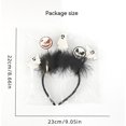 thumbnail image 2 of Diademas de Halloween fantasma demonio banda para el pelo negro diadema Halloween Cosplay diademas para fiesta, 2 of 3