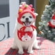 thumbnail image 4 of Christmas Pet Cute Hat Bib Accessories Set, Santa Claus Decoration Kit, Warm Decoration Suitable For Small Dogs And Cat Festival Supplies, 4 of 5